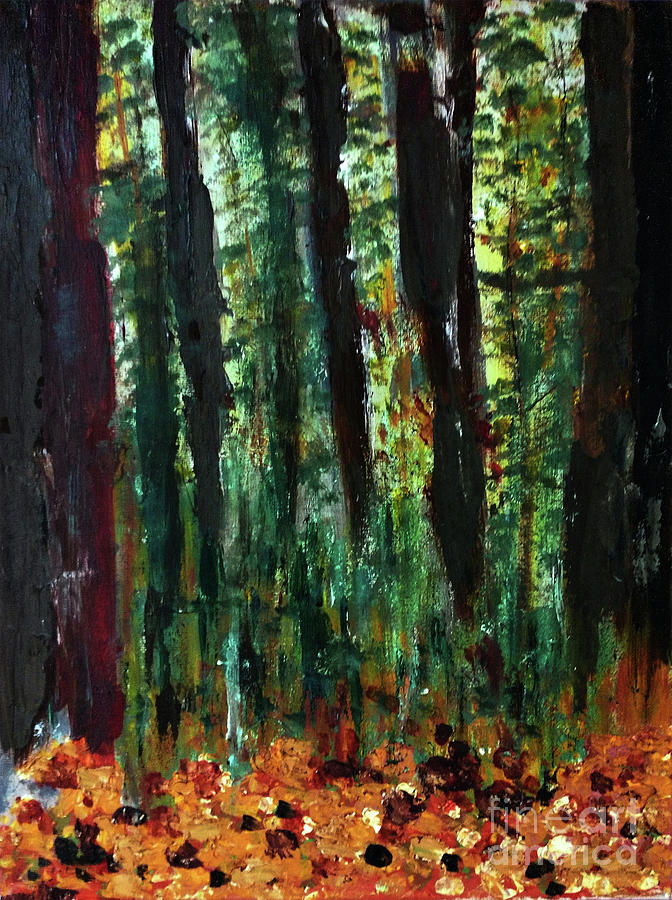Northern Hardwood Forest Painting by Doc Braham