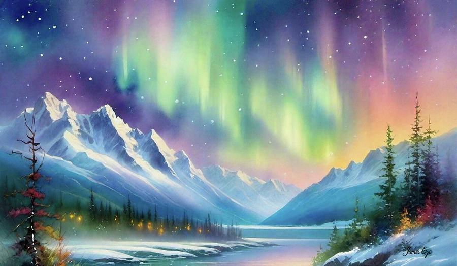 Northern Lights Digital Art by James Eye - Fine Art America