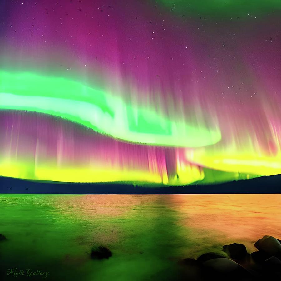 Northern Lights No.16 Digital Art by Fred Larucci