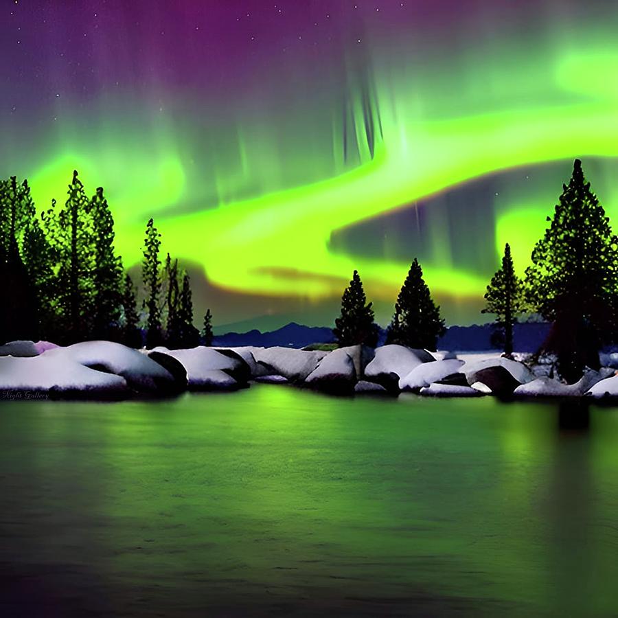 Northern Lights No.20 Digital Art by Fred Larucci