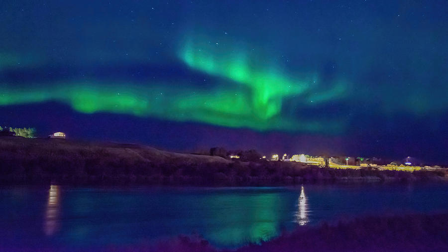 Northern Lights Over Hella Iceland Photograph by Rebecca Herranen