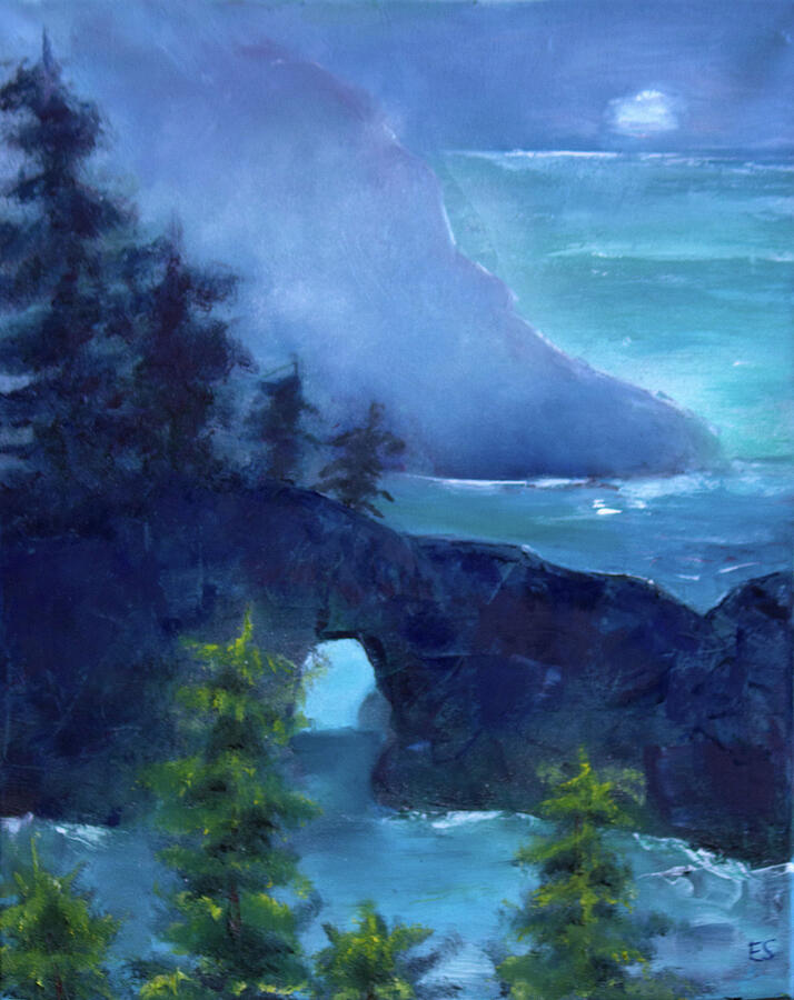 Northern Shores Painting by Evelyn Snyder