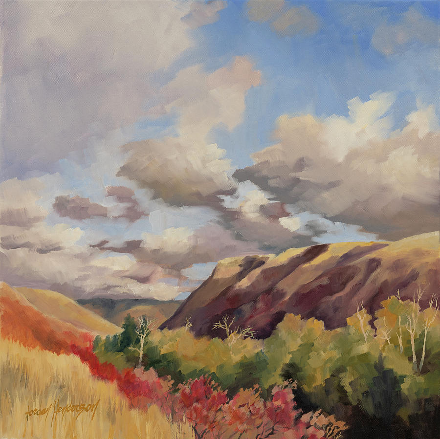 Northfork Valley Painting by Jordan Henderson