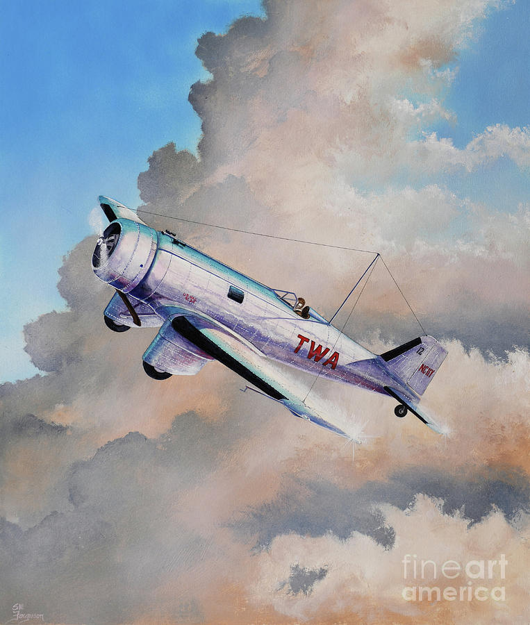 Northrop Alpha Painting by Steve Ferguson