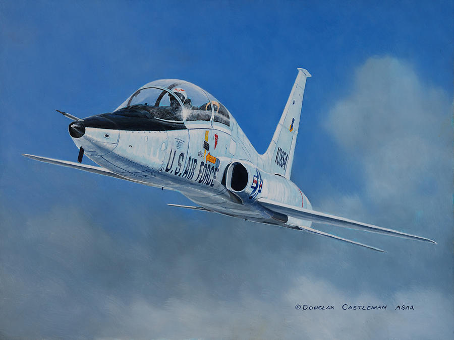 Northrop T-38A Talon Painting by Douglas Castleman