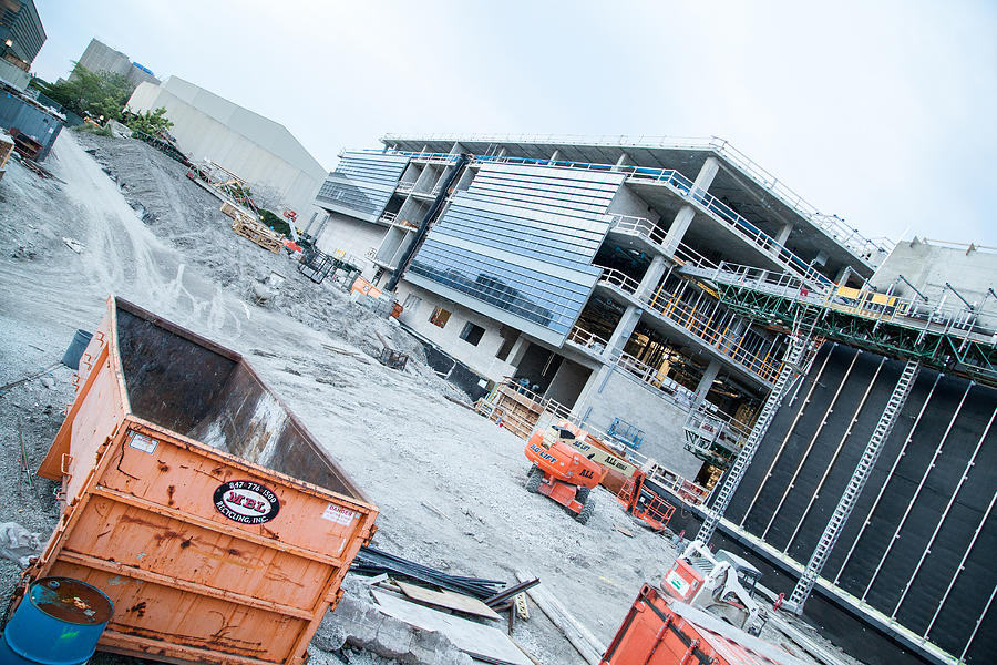 Northwestern University - New Building Construction Photograph by FierceAbin