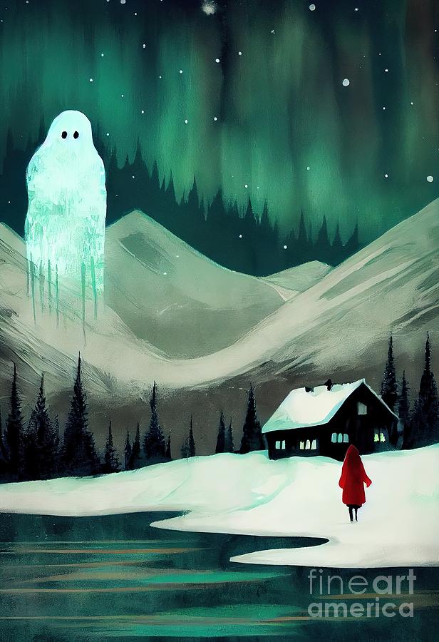 Halloween Painting - Norway Ghost  by N Akkash