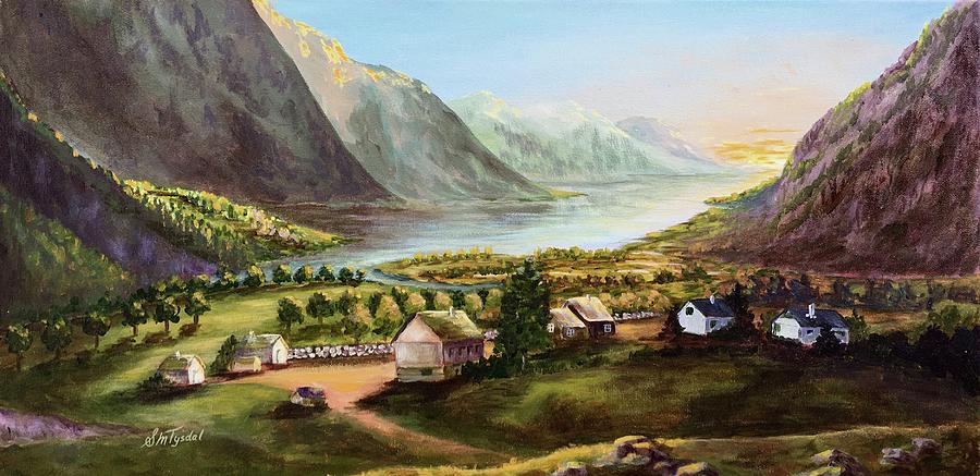 Norway Roots Painting by Sheila Tysdal