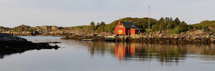 Norwegian Red Fishing Hut Rorbu Photograph by Sonny Ryse