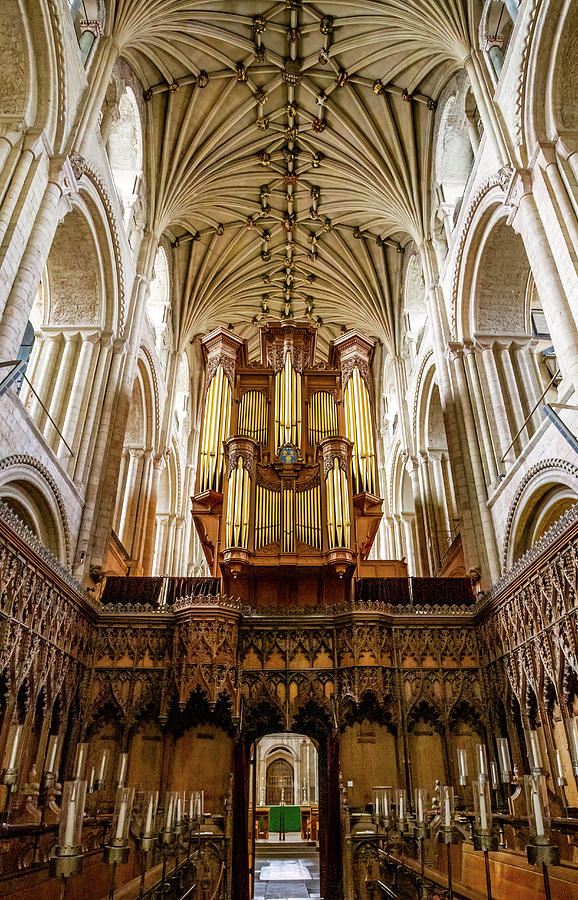 Norwich Cathedral Chancel Photograph by Shirley Mitchell