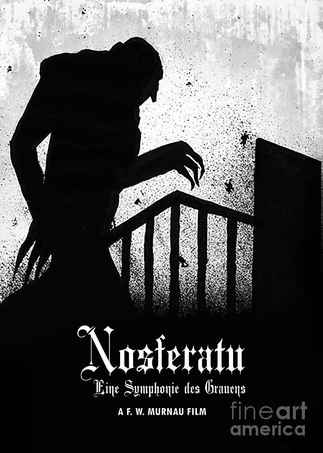 Movie Poster Digital Art - Nosferatu by Bo Kev