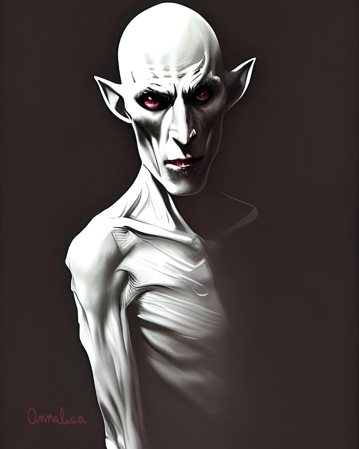 Nosferatu in the Shadow Digital Art by Annalisa Rivera-Franz