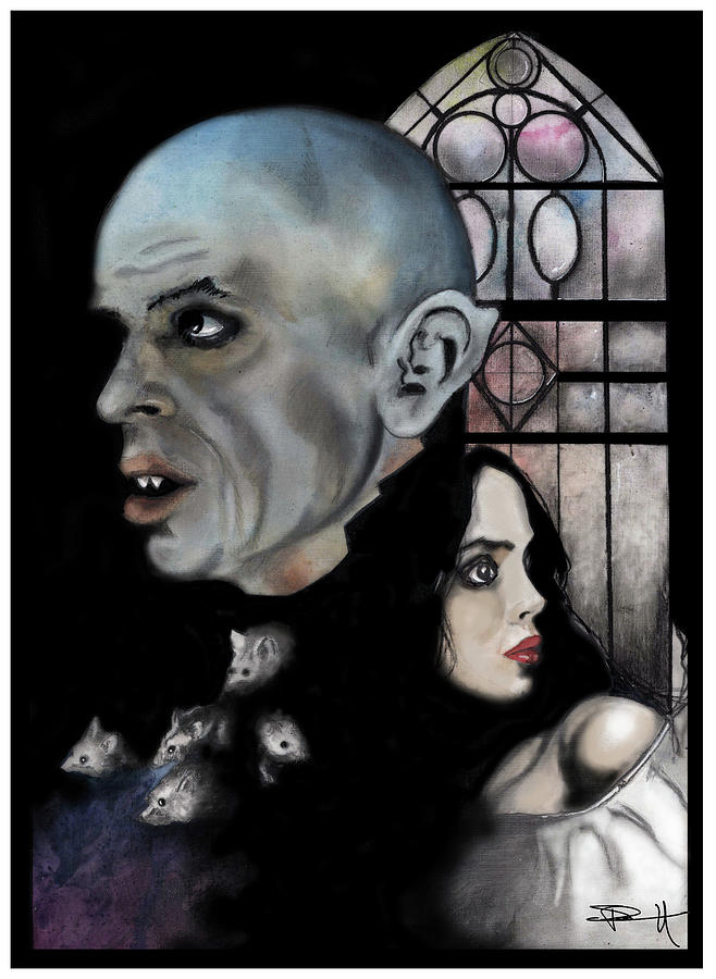 Nosferatu Painting by Sean Parnell
