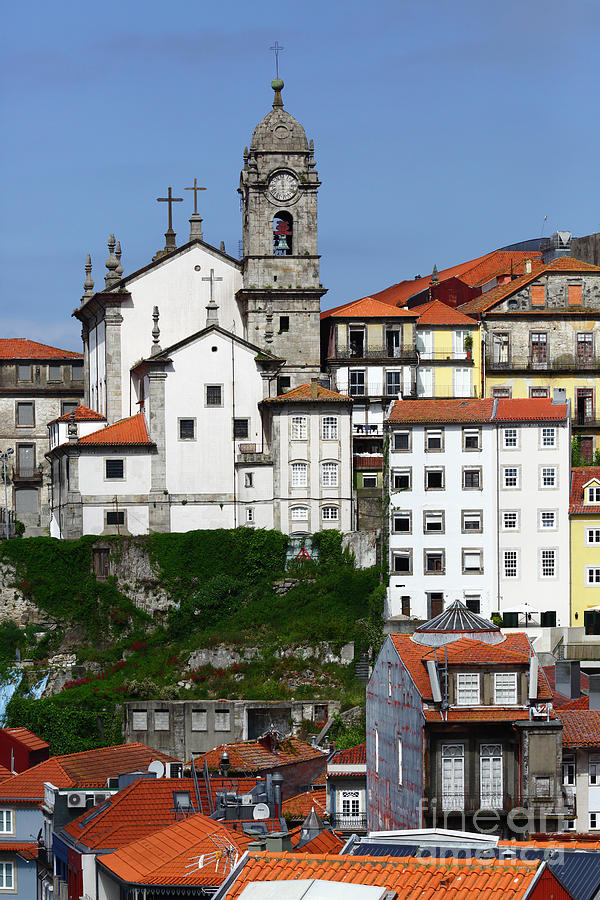 Architecture Photograph - Nossa Senhora da Vitoria church Porto Portugal by James Brunker