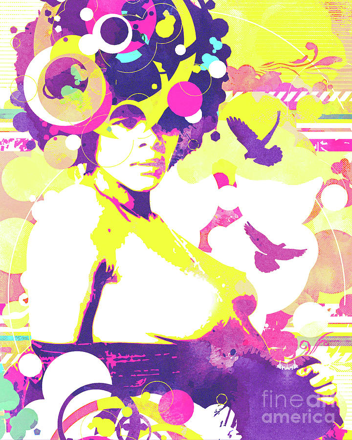 Nostalgic Seduction II - Onxy Doves Digital Art by Chris Andruskiewicz