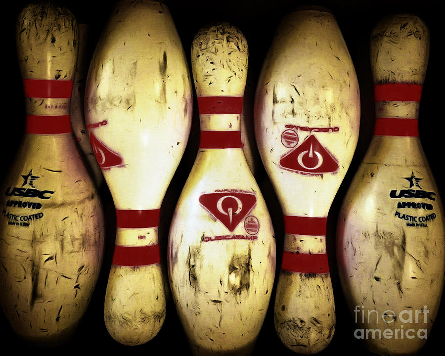 Nostalgic Vintage Bowling Pins 20200413 Photograph by Wingsdomain Art and Photography