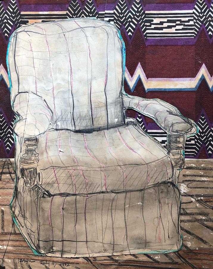 Not a Chair But A Place Mixed Media by Lynda Zahn