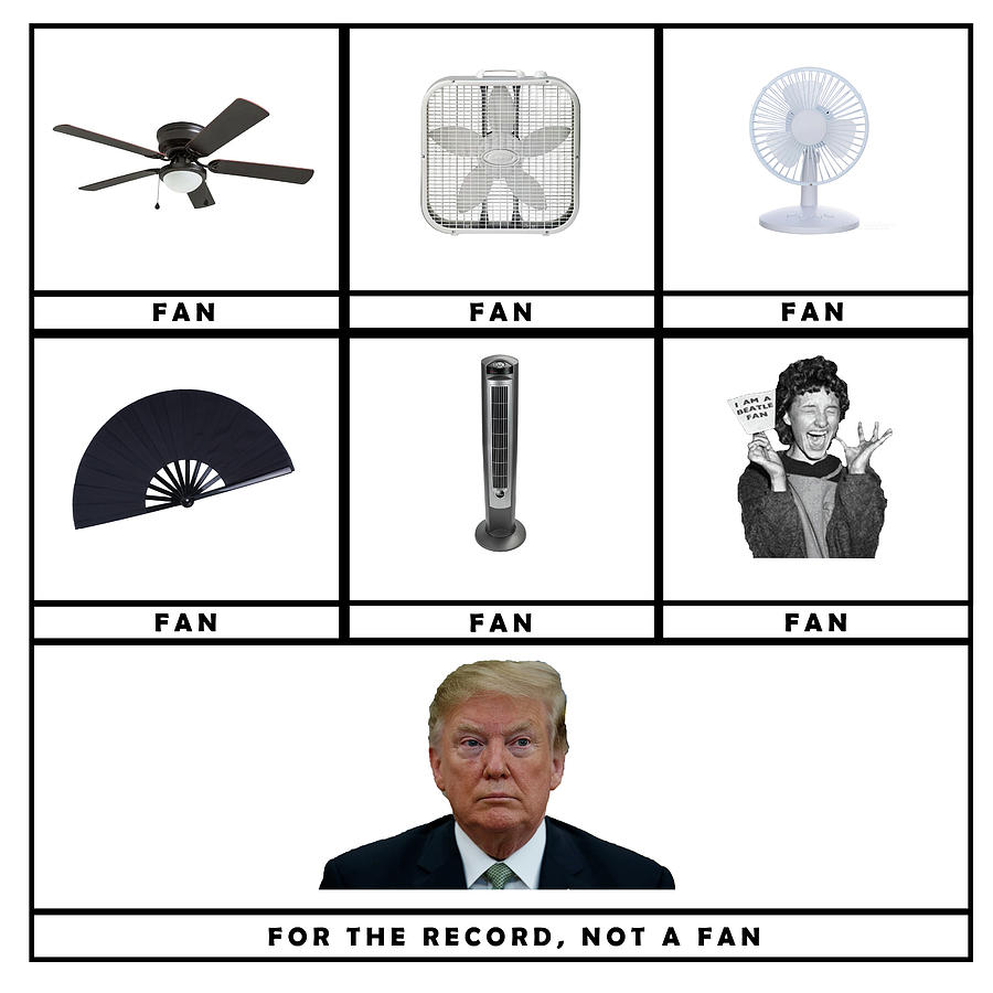 Not a Trump Fan Digital Art by Jean Haynes