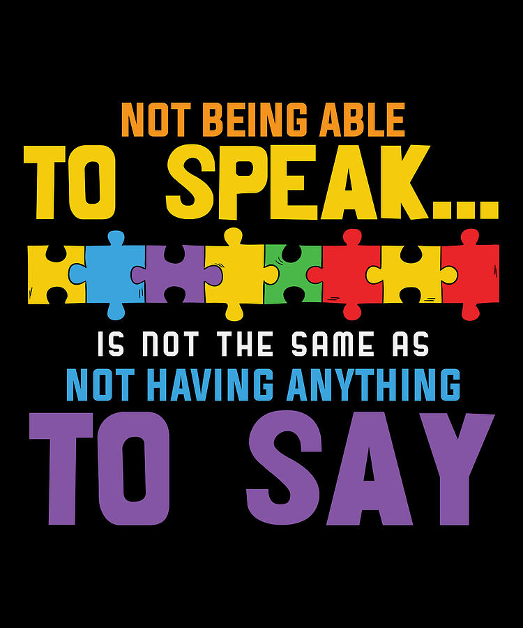 Not being able to speak is not the same Digital Art by Norman W - Fine ...