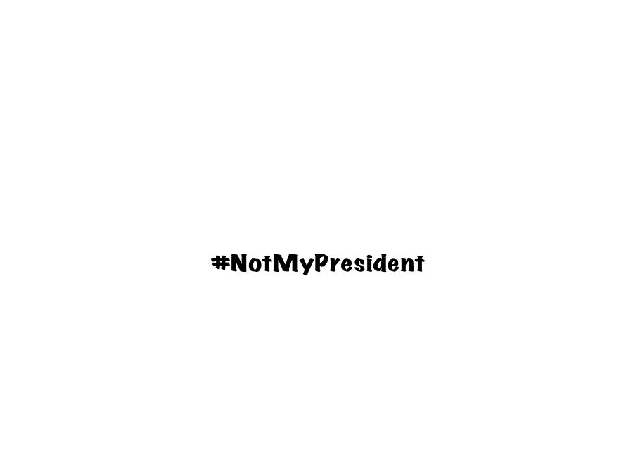 Not My President Photograph by Mark Stout