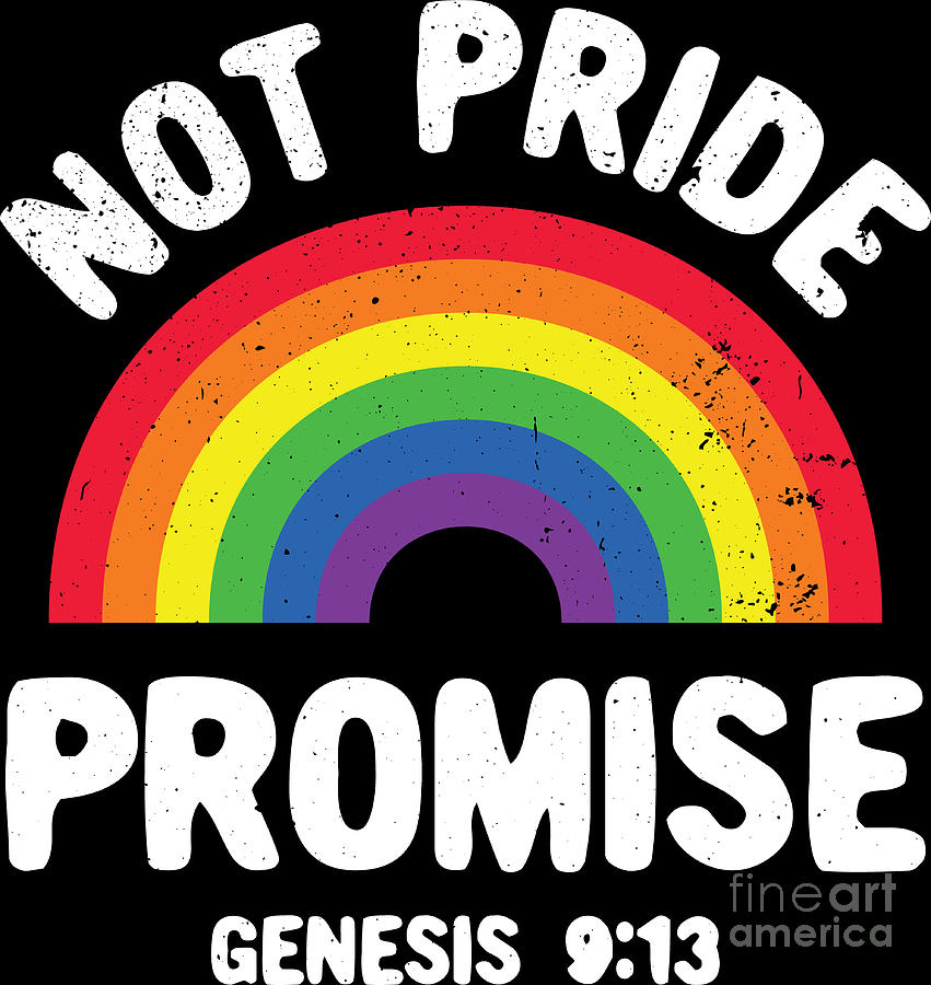 Not Pride Promise Lgbt Christian Men Women Pride Month Digital Art By Haselshirt Pixels
