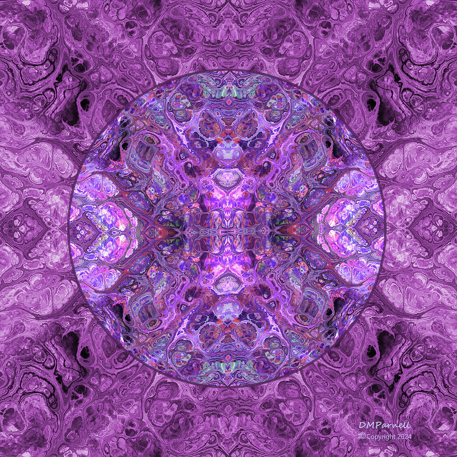 Not Quite Purple Digital Art by Diane Parnell Not Quite Purple Digital Art by Diane Parnell