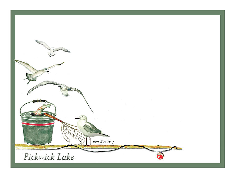 Note card for Pickwick Painting by Anne Beverley-Stamps