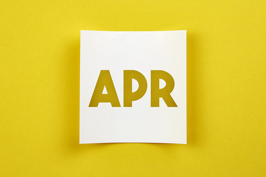 Note paper with April word on it Photograph by Atakan
