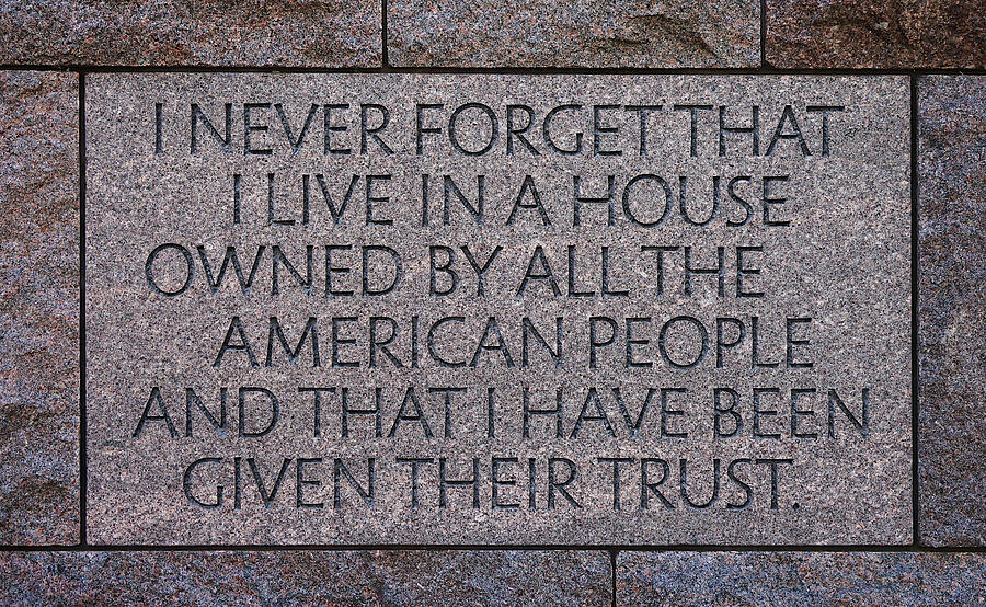 Note to POTUS from FDR Photograph by Richard Reeve
