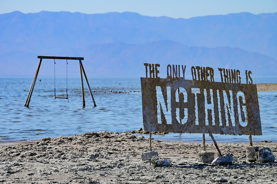 Nothing In The Beach Photograph by Chris Casas