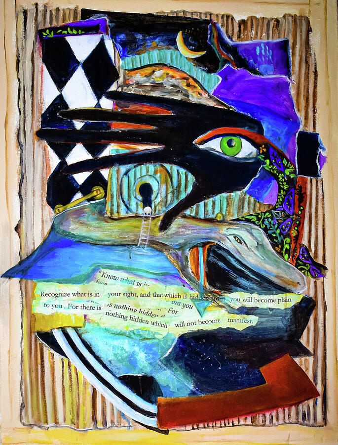 Nothing Is Hidden Painting by Morri Sims Nothing Is Hidden Painting by Morri Sims