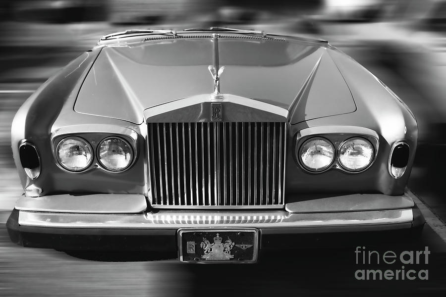 Nothing Like Cruising In A Rollys Royce Photograph
