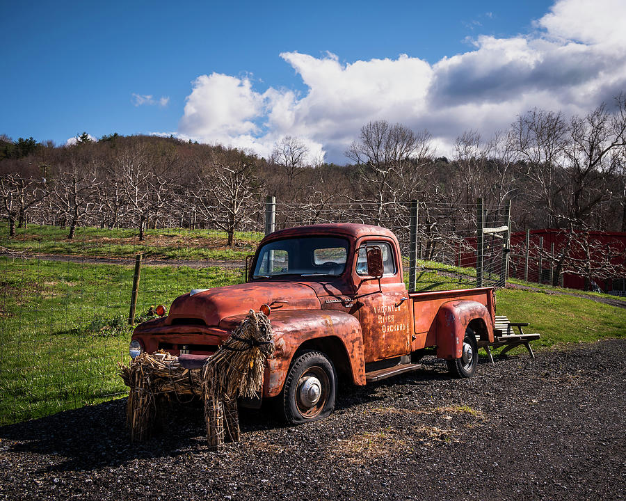 Nothing Says Country Like a Red Pickup Photograph by CJ Uricks - Fine ...