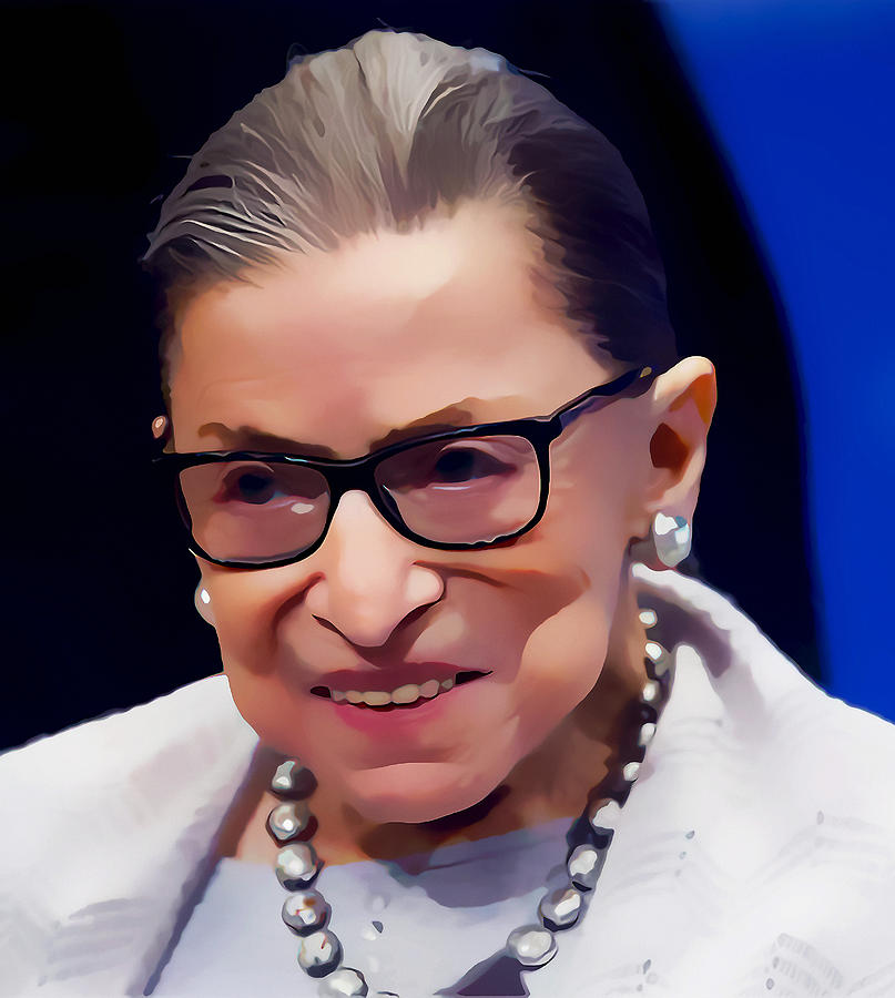 Notorious Ruth Bader Ginsburg Mixed Media by Marvin Blaine