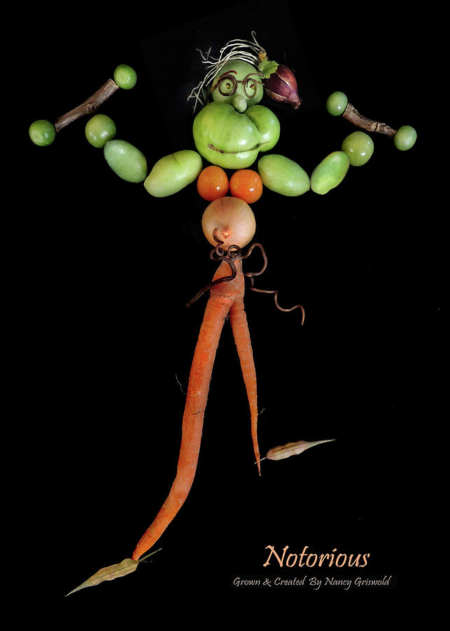 Notorious Vegetable Art Photograph by Nancy Griswold
