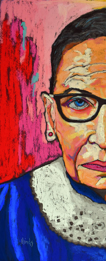 Abstract Painting - Notorius RBG  by David Hinds