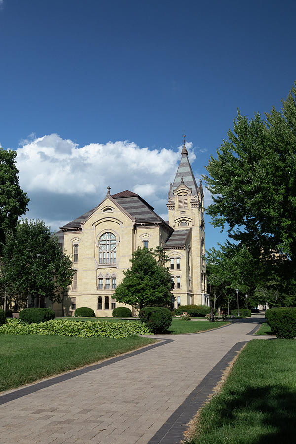 Notre Dame Campus Building Photograph by John Vial | Pixels