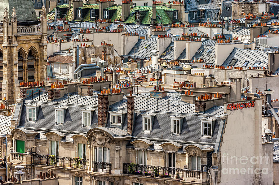 Chimneys of Paris Photograph by Micah May