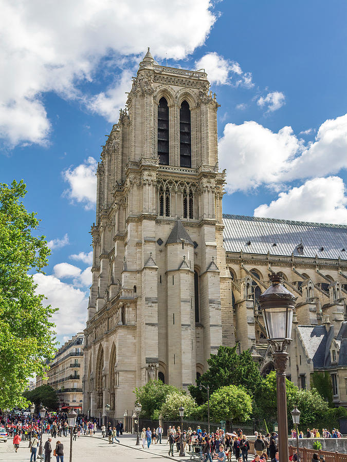 Notre Dame Cathedral, Paris, France Photograph by Elaine Teague