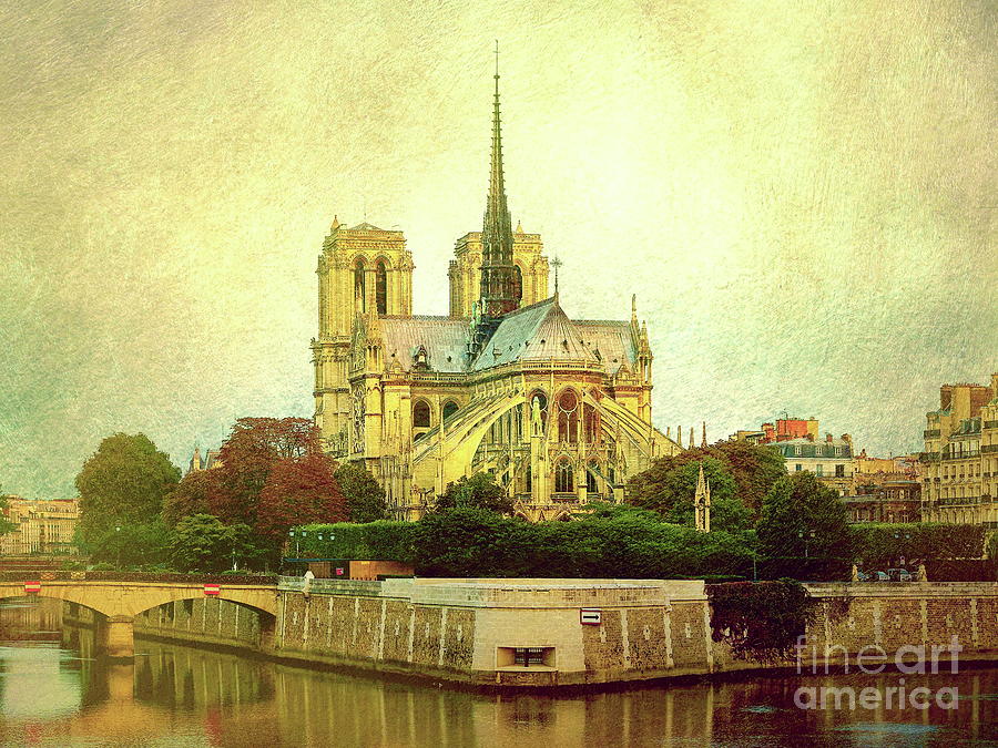 Notre Dame Cathedral, Paris Digital Art by Jerzy Czyz