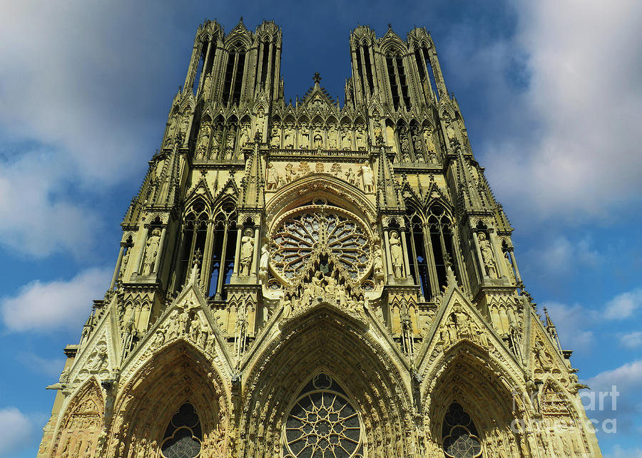 Notre-dame Cathedral Reims Photograph
