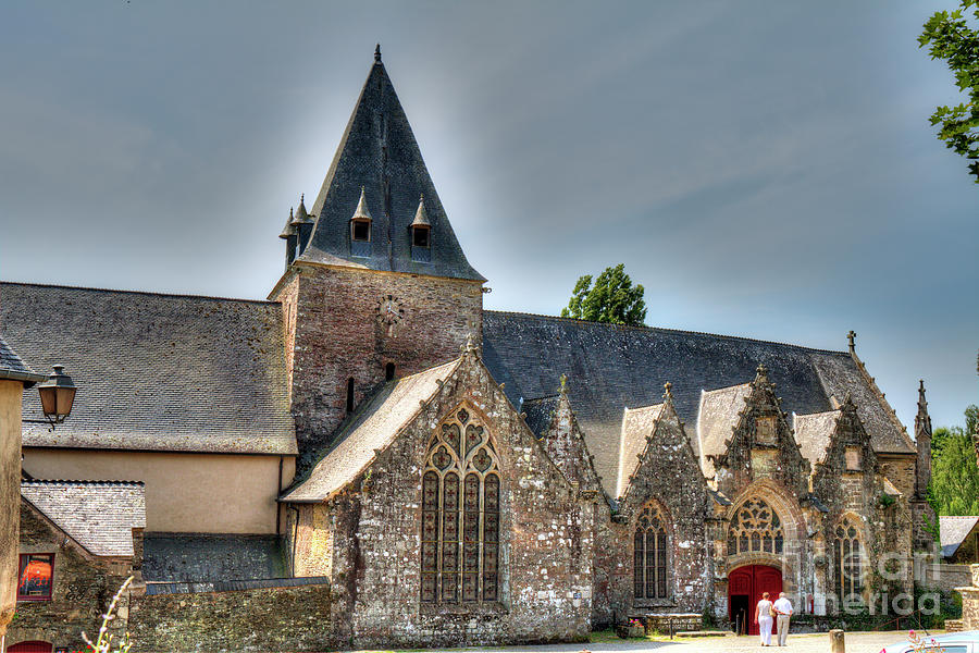 Notre-Dame-de-la-Tronchaye, Rochefort-en-Terre, France Photograph by Elaine Teague