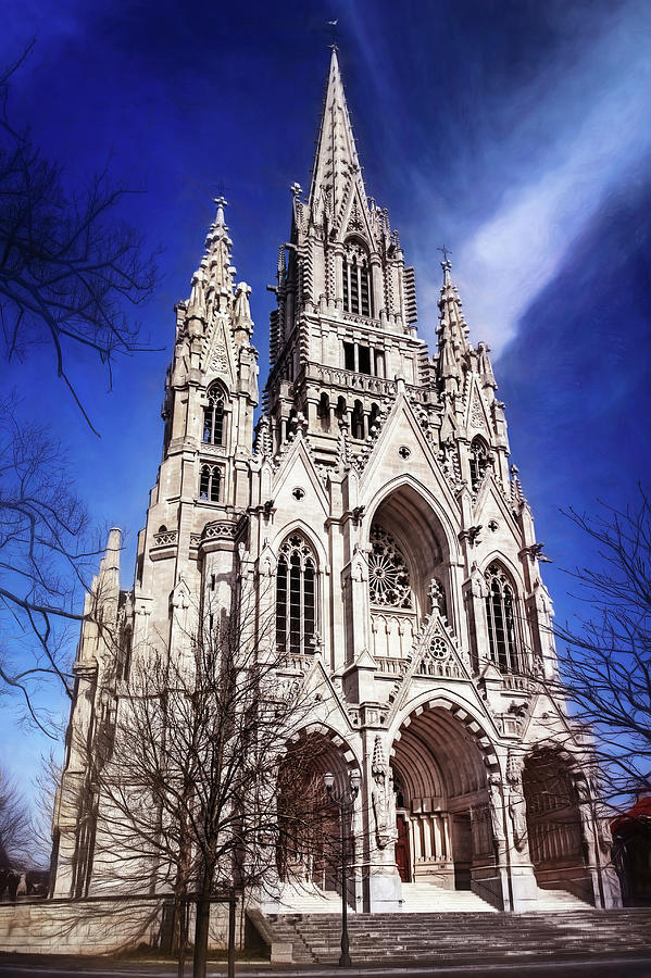 Notre Dame de Laeken in Brussels  Photograph by Carol Japp
