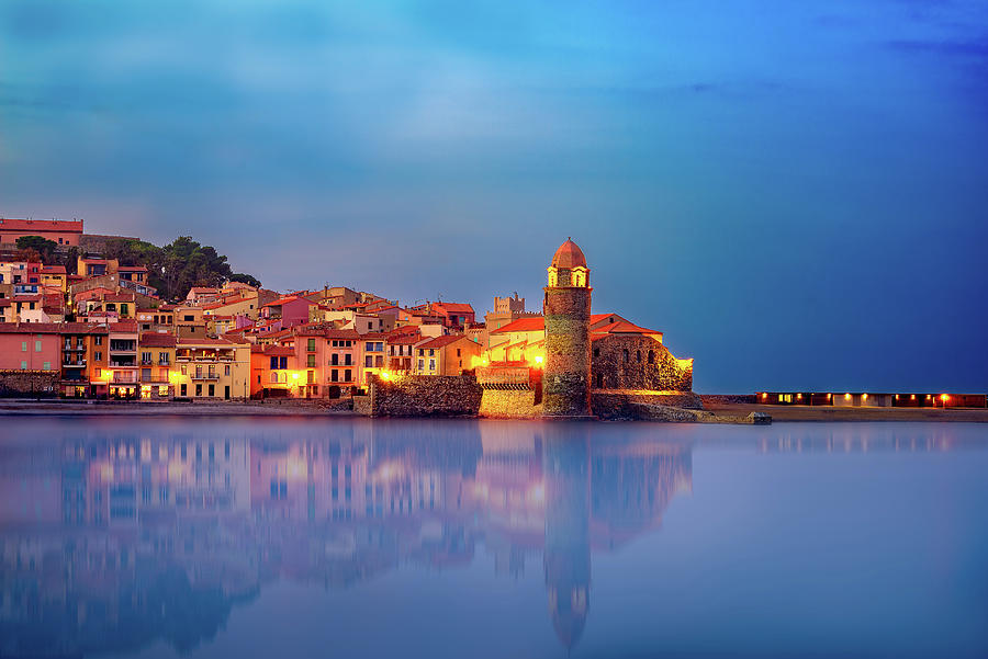 Notre Dame des Anges at Collioure Photograph by John Wright Notre Dame des Anges at Collioure Photograph by John Wright