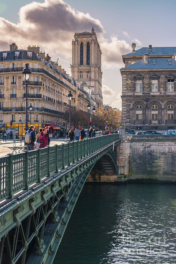 Notre Dame from the Seine river Photograph by Vicente Sargues