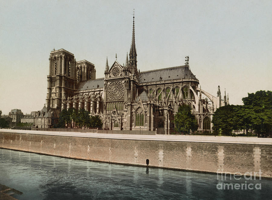 Notre Dame, Paris, c1898 Photograph by Granger