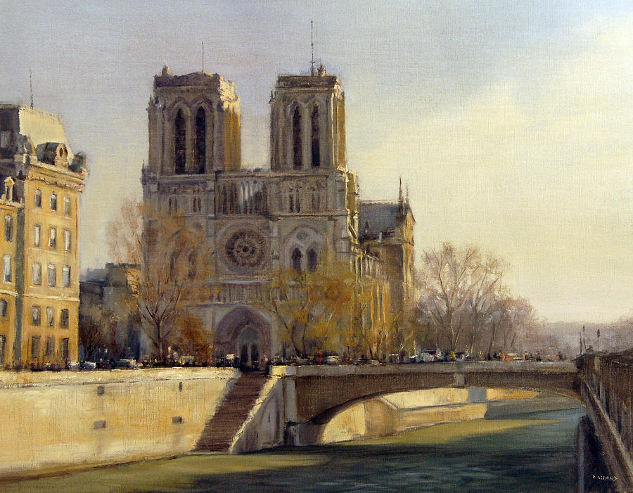 Paris Painting - Notre-Dame de Paris by Pascal Giroud