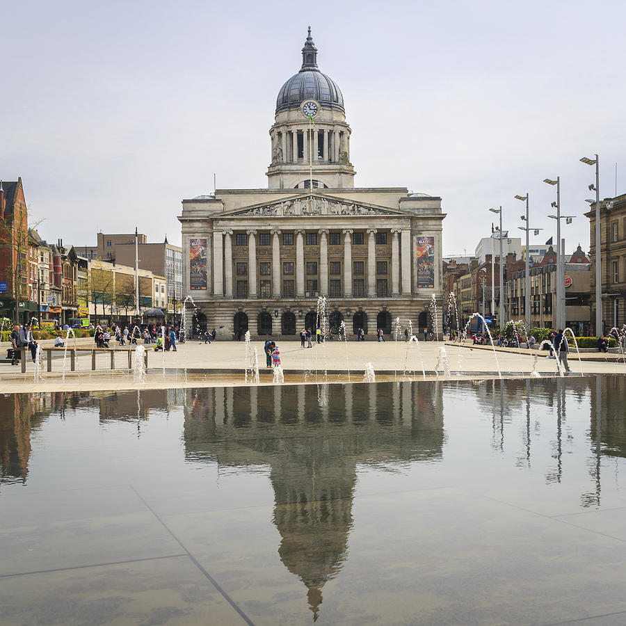 Nottingham Council House or City Hall in  Old Market Square Photograph by Kelvinjay