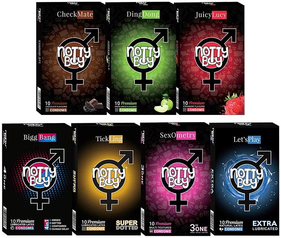 NottyBoy Condom Variety Pack - 70 Condoms Bulk Pack Digital Art by ...