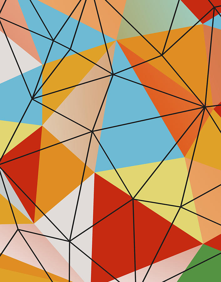 Nouveau Geometric I Digital Art by Matt Market Fine Art America